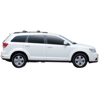 Prorack Silver 2 Bar Aero Flush Bar kit to suit Dodge Journey 5dr SUV (2008 - 2017)