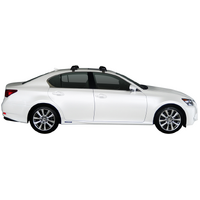 Prorack Black 2 Bar Aero Flush Bar kit to suit Lexus GS 4dr Sedan (2012 - 2020)