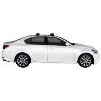 Prorack Silver 2 Bar Heavy Duty Through Bar kit to suit Lexus GS 4dr Sedan (2012 - 2020)