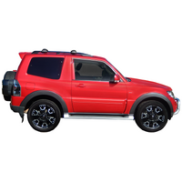 Prorack Silver 2 Bar Aero Flush Bar kit to suit Mitsubishi Pajero SWB 3dr SUV (2006 - Current)