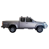 Prorack Silver 2 Bar Aero Through Bar kit to suit Ford Ranger Super Cab 4dr Ute (2006 - 2011)