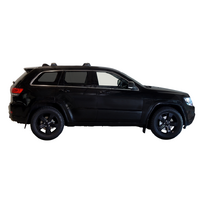 Prorack Black 2 Bar Aero Through Bar kit to suit Jeep Grand Cherokee WK2 SRT-8 / Blackhawk 5dr SUV (2012 - 12/2021)