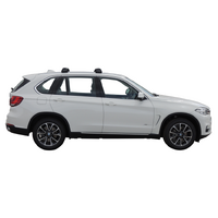 Prorack Silver 2 Bar Aero Flush Bar kit to suit BMW X5 F15 5dr SUV (2013 - 2018)