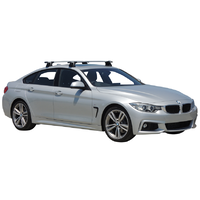 Yakima Black 2 Bar Roof Rack - BMW 4 Series Gran Coupe 4dr Coupe 1/14 - 7/17 (S16Y &amp; K571)