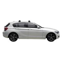 Prorack Silver 2 Bar Heavy Duty Through Bar kit to suit BMW 1 Series F20 5dr Hatch (9/2011 - 7/2019)
