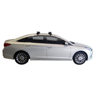 Prorack Black 2 Bar Heavy Duty Through Bar kit to suit Hyundai Sonata 4dr Sedan (2015 - 2019)