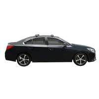 Prorack Silver 2 Bar Aero Flush Bar kit to suit Subaru Legacy 4dr Sedan (2014 - 2020)