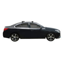 Prorack Silver 2 Bar Aero Through Bar kit to suit Subaru Legacy 4dr Sedan (2014 - 2020)