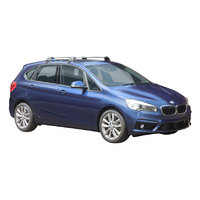 Yakima Black 2 Bar Roof Rack - BMW 2 Series Active Tourer 5dr MPV 1/14 - On (S6Y &amp; K890)