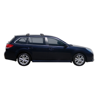 Prorack Silver 2 Bar Aero Flush Bar kit to suit Subaru Legacy 5dr Wagon (2013 - Current)
