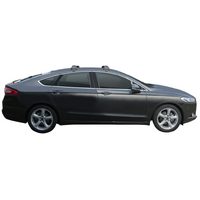 Prorack Silver 2 Bar Aero Flush Bar kit to suit Ford Mondeo 5dr Hatch (2015 - Current)