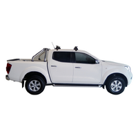 Prorack Black 2 Bar Heavy Duty Through Bar kit to suit Nissan Navara NP300 (D23) Dual Cab 4dr Ute (2015 - Current)