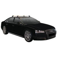 Yakima Black 2 Bar Roof Rack - Audi A8/S8  4dr Sedan 1/10 - 1/18 (S26Y &amp; K916)