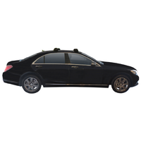 Prorack Silver 2 Bar Aero Flush Bar kit to suit Mercedes-Benz S-Class W222 4dr Sedan (2014 - 2020)