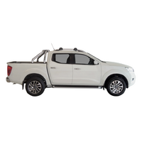 Prorack Silver 2 Bar Aero Flush Bar kit to suit Nissan Navara NP300 (D23) Dual Cab 4dr Ute (6/2015 - Current)