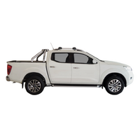 Prorack Silver 2 Bar Aero Through Bar kit to suit Nissan Navara NP300 (D23) Dual Cab 4dr Ute (6/2015 - Current)