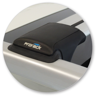 Yakima Black 2 Bar Roof Rack - Nissan Navara NP300 (D23) Dual Cab 4dr Ute 6/15 - On (S45Y &amp; K944)