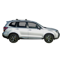 Prorack Silver 2 Bar Aero Flush Bar kit to suit Subaru Forester 5dr SUV (2015 - 9/2018)