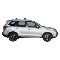 Prorack Black 2 Bar Heavy Duty Through Bar kit to suit Subaru Forester 5dr SUV (2015 - 9/2018)
