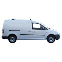 Prorack Black 2 Bar Aero Through Bar kit to suit Volkswagen Caddy Maxi 5dr Van (12/2015 - 5/2021)