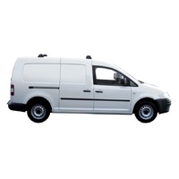 Prorack Silver 2 Bar Aero Flush Bar kit to suit Volkswagen Caddy Maxi 5dr Van (12/2015 - 5/2021)