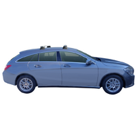 Prorack Silver 2 Bar Aero Through Bar kit to suit Mercedes-Benz CLA Shooting Brake 5dr Wagon (2015 - Current)
