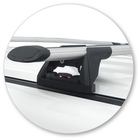 Prorack Silver 3 Bar Aero Through Bar kit to suit Volkswagen Multivan T5 5dr MPV (2004 - 2015)