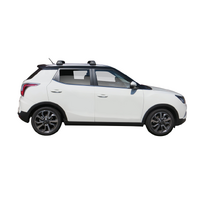 Prorack Black 2 Bar Aero Flush Bar kit to suit SsangYong Tivoli 5dr SUV (2015 - Current)
