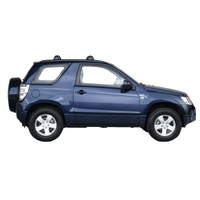 Prorack Silver 2 Bar Aero Flush Bar kit to suit Suzuki Grand Vitara 3dr SUV (2013 - Current)