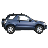 Prorack Black 2 Bar Aero Through Bar kit to suit Suzuki Grand Vitara 3dr SUV (2013 - Current)