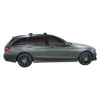 Prorack Silver 2 Bar Aero Through Bar kit to suit Mercedes-Benz C-Class 5dr Wagon (2014 - Current)