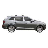 Prorack Silver 2 Bar Aero Flush Bar kit to suit Audi Q7/SQ7 5dr SUV (2015 - Current)