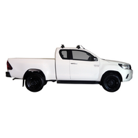 Prorack Silver 2 Bar Heavy Duty Through Bar kit to suit Toyota HiLux Extra Cab 4dr Ute (10/2015 - Current)