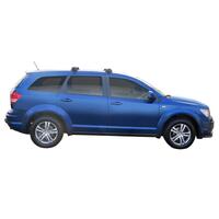 Prorack Black 2 Bar Aero Through Bar kit to suit Dodge Journey 5dr SUV (2008 - 2017)