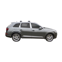 Prorack Silver 2 Bar Aero Through Bar kit to suit Audi Q7/SQ7 5dr SUV (2015 - Current)