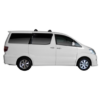 Prorack Silver 2 Bar Aero Flush Bar kit to suit Toyota Alphard 5dr MPV (2002 - 2008)