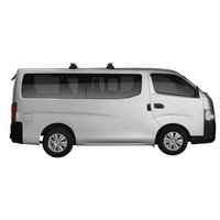 Prorack Black 2 Bar Heavy Duty Through Bar kit to suit Nissan NV350 Low Roof 5dr Van (2012 - Current)
