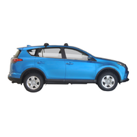 Prorack Black 2 Bar Aero Through Bar kit to suit Toyota Rav4 5dr SUV (2013 - 4/2019)