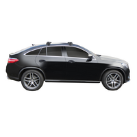 Prorack Silver 2 Bar Aero Through Bar kit to suit Mercedes-Benz GLE 5dr Coupe (2015 - 5/2019)