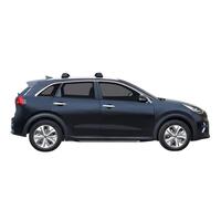 Prorack Black 2 Bar Aero Flush Bar kit to suit Kia Niro 5dr SUV (2016 - 7/2022)