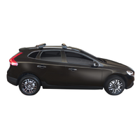 Prorack Silver 2 Bar Aero Through Bar kit to suit Volvo V40 CC 5dr Hatch (2013 - 2015)