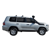 Prorack Black 2 Bar Heavy Duty Through Bar kit to suit Toyota Land Cruiser 200 Series 5dr SUV (8/2007 - 11/2021)