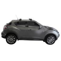 Prorack Silver 2 Bar Aero Flush Bar kit to suit Nissan Juke 5dr SUV (2012 - 6/2020)