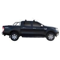 Prorack Black 2 Bar Heavy Duty Through Bar kit to suit Ford Ranger Double Cab 4dr Ute (11/2011 - 6/2022)