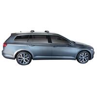 Prorack Silver 2 Bar Aero Flush Bar kit to suit Volkswagen Passat 5dr Wagon (5/2015 - Current)