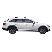 Prorack Black 2 Bar Aero Through Bar kit to suit Audi A4/S4/RS4 Allroad 5dr Wagon (2016 - Current)