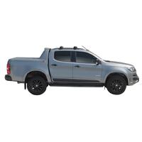 Prorack Black 2 Bar Aero Through Bar kit to suit Holden Colorado Z71 4dr Ute (10/2016 - 2020)