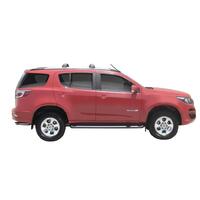 Prorack Black 2 Bar Aero Flush Bar kit to suit Holden Trailblazer 5dr SUV (2016 - 2020)