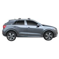 Prorack Black 2 Bar Aero Flush Bar kit to suit Audi Q2 5dr SUV (2016 - Current)