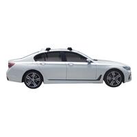 Prorack Black 2 Bar Aero Through Bar kit to suit BMW 7 Series G11 4dr Sedan (2016 - 5/2022)